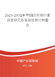 2025-2031年中國齒輪鋼行業調查研究及發展前景分析報告 2025-2031年中國齒輪鋼行業調查研究及發展前景分析報告