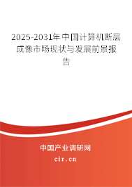 2025-2031年中國計(jì)算機(jī)斷層成像市場現(xiàn)狀與發(fā)展前景報(bào)告