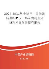 2025-2031年全球與中國激光隧道斷面儀市場深度調查分析及發展前景研究報告
