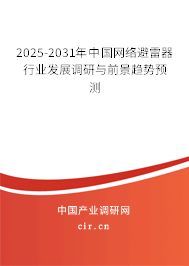 2025-2031年中國網絡避雷器行業發展調研與前景趨勢預測 2025-2031年中國網絡避雷器行業發展調研與前景趨勢預測