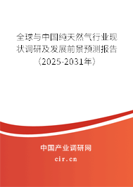 全球與中國純天然氣行業現狀調研及發展前景預測報告(2025-2031年) 全球與中國純天然氣行業現狀調研及發展前景預測報告(2025-2031年)