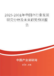 2025-2031年中國PI行業發展研究分析及未來趨勢預測報告