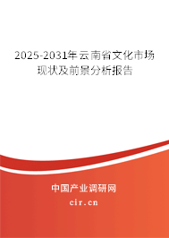 2025-2031年云南省文化市場(chǎng)現(xiàn)狀及前景分析報(bào)告 2025-2031年云南省文化市場(chǎng)現(xiàn)狀及前景分析報(bào)告