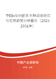 中國eSIM服務市場調查研究與前景趨勢分析報告（2025-2031年）