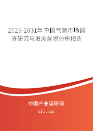 2025-2031年中國氣管市場調查研究與發展前景分析報告 2025-2031年中國氣管市場調查研究與發展前景分析報告
