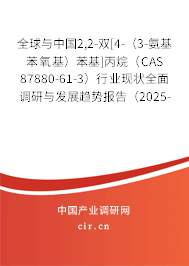 全球與中國2,2-雙[4-（3-氨基苯氧基）苯基]丙烷（CAS 87880-61-3）行業現狀全面調研與發展趨勢報告（2025-2031年）