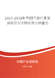 2024-2030年中國(guó)氣管行業(yè)發(fā)展研究與市場(chǎng)前景分析報(bào)告 2024-2030年中國(guó)氣管行業(yè)發(fā)展研究與市場(chǎng)前景分析報(bào)告
