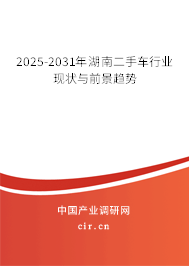 2025-2031年湖南二手車行業現狀與前景趨勢 2025-2031年湖南二手車行業現狀與前景趨勢