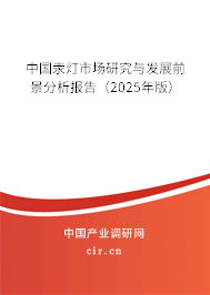 中國汞燈市場研究與發展前景分析報告(2025年版) 中國汞燈市場研究與發展前景分析報告(2025年版)