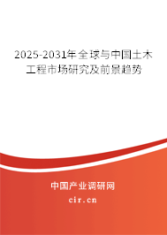 2025-2031年全球與中國土木工程市場研究及前景趨勢 2025-2031年全球與中國土木工程市場研究及前景趨勢