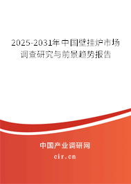 2025-2031年中國壁掛爐市場調查研究與前景趨勢報告 2025-2031年中國壁掛爐市場調查研究與前景趨勢報告