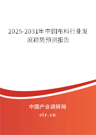 2025-2031年中國布料行業發展趨勢預測報告