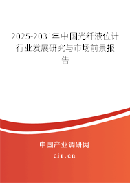 2025-2031年中國光纖液位計行業發展研究與市場前景報告 2025-2031年中國光纖液位計行業發展研究與市場前景報告