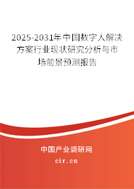 2025-2031年中國數字人解決方案行業現狀研究分析與市場前景預測報告 2025-2031年中國數字人解決方案行業現狀研究分析與市場前景預測報告
