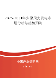 2025-2031年安徽風(fēng)力發(fā)電市場分析與趨勢預(yù)測 2025-2031年安徽風(fēng)力發(fā)電市場分析與趨勢預(yù)測