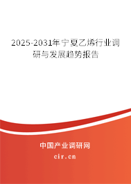 2025-2031年寧夏乙烯行業(yè)調(diào)研與發(fā)展趨勢報告 2025-2031年寧夏乙烯行業(yè)調(diào)研與發(fā)展趨勢報告