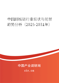 中國刮板鏈行業現狀與前景趨勢分析(2025-2031年) 中國刮板鏈行業現狀與前景趨勢分析(2025-2031年)