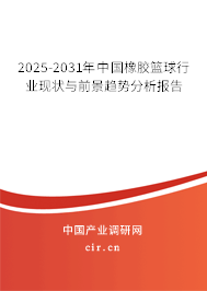 2025-2031年中國橡膠籃球行業現狀與前景趨勢分析報告 2025-2031年中國橡膠籃球行業現狀與前景趨勢分析報告