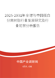 2025-2031年全球與中國蛋白分離樹脂行業(yè)發(fā)展研究及行業(yè)前景分析報告 2025-2031年全球與中國蛋白分離樹脂行業(yè)發(fā)展研究及行業(yè)前景分析報告