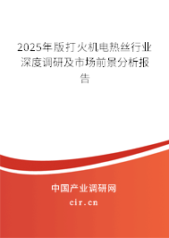 2025年版打火機(jī)電熱絲行業(yè)深度調(diào)研及市場前景分析報告 2025年版打火機(jī)電熱絲行業(yè)深度調(diào)研及市場前景分析報告
