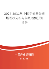 2025-2031年中國鑰匙開關(guān)市場現(xiàn)狀分析與前景趨勢預(yù)測報告