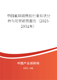 中國氟磷腈橡膠行業現狀分析與前景趨勢報告(2025-2031年) 中國氟磷腈橡膠行業現狀分析與前景趨勢報告(2025-2031年)