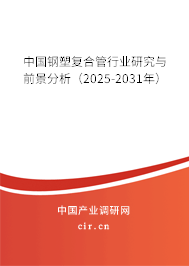 中國鋼塑復合管行業研究與前景分析(2025-2031年) 中國鋼塑復合管行業研究與前景分析(2025-2031年)