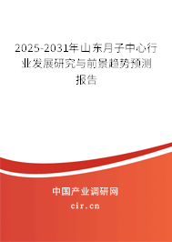 2025-2031年山東月子中心行業發展研究與前景趨勢預測報告 2025-2031年山東月子中心行業發展研究與前景趨勢預測報告