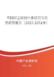 中國焊工眼鏡行業研究與前景趨勢報告(2025-2031年) 中國焊工眼鏡行業研究與前景趨勢報告(2025-2031年)