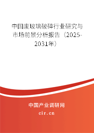 中國廢玻璃破碎行業研究與市場前景分析報告(2025-2031年) 中國廢玻璃破碎行業研究與市場前景分析報告(2025-2031年)