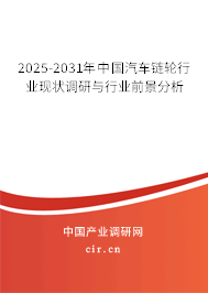 2025-2031年中國汽車鏈輪行業現狀調研與行業前景分析