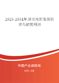 2025-2031年湖北電影發展現狀與趨勢預測 2025-2031年湖北電影發展現狀與趨勢預測
