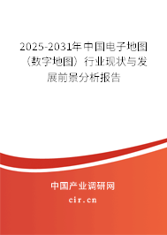 2025-2031年中國電子地圖(數字地圖)行業現狀與發展前景分析報告 2025-2031年中國電子地圖(數字地圖)行業現狀與發展前景分析報告
