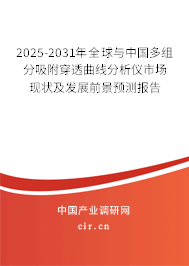 2025-2031年全球與中國多組分吸附穿透曲線分析儀市場現狀及發展前景預測報告 2025-2031年全球與中國多組分吸附穿透曲線分析儀市場現狀及發展前景預測報告