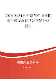 2025-2031年全球與中國低糖蛋白棒發展現狀及前景分析報告 2025-2031年全球與中國低糖蛋白棒發展現狀及前景分析報告