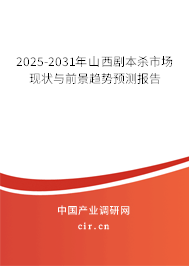 2025-2031年山西劇本殺市場現狀與前景趨勢預測報告 2025-2031年山西劇本殺市場現狀與前景趨勢預測報告