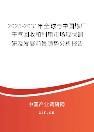 2025-2031年全球與中國煉廠干氣回收和利用市場現狀調研及發展前景趨勢分析報告 2025-2031年全球與中國煉廠干氣回收和利用市場現狀調研及發展前景趨勢分析報告