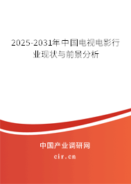2025-2031年中國電視電影行業(yè)現(xiàn)狀與前景分析 2025-2031年中國電視電影行業(yè)現(xiàn)狀與前景分析
