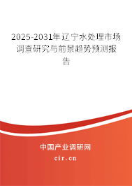 2025-2031年遼寧水處理市場調查研究與前景趨勢預測報告 2025-2031年遼寧水處理市場調查研究與前景趨勢預測報告