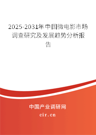 2025-2031年中國(guó)微電影市場(chǎng)調(diào)查研究及發(fā)展趨勢(shì)分析報(bào)告 2025-2031年中國(guó)微電影市場(chǎng)調(diào)查研究及發(fā)展趨勢(shì)分析報(bào)告