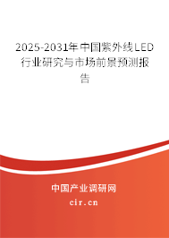 2024-2030年中國紫外線LED行業研究與市場前景預測報告 2024-2030年中國紫外線LED行業研究與市場前景預測報告